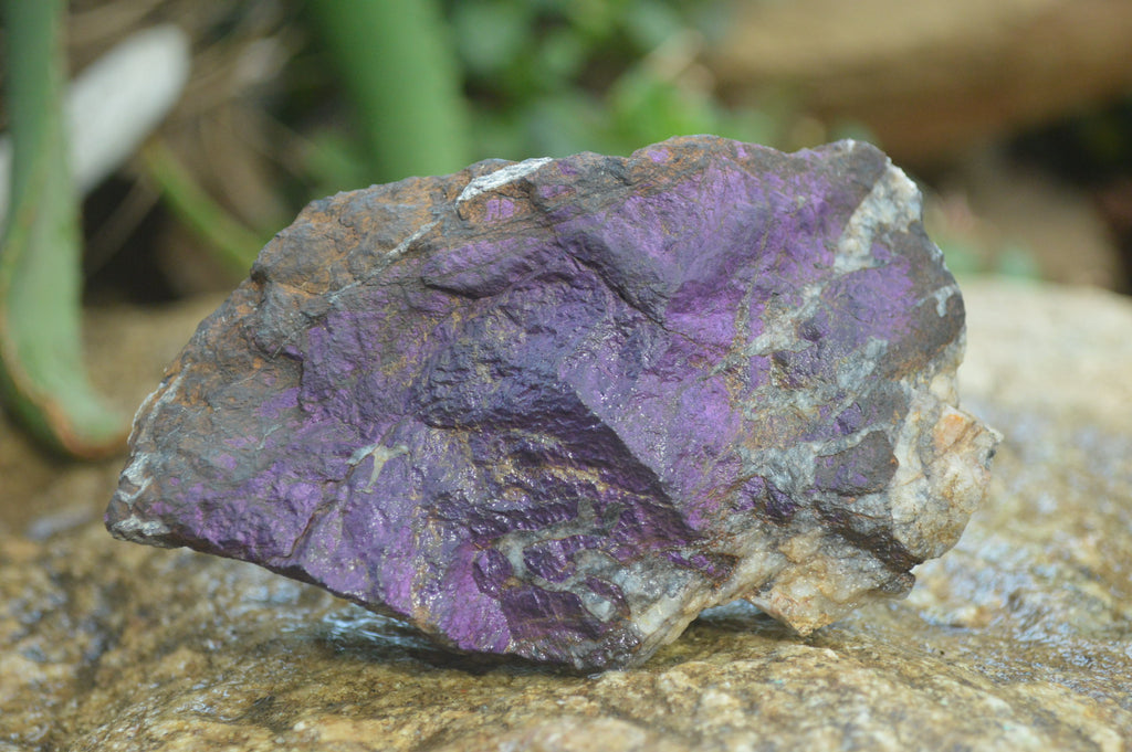 Natural Metallic Purpurite Cobbed Specimens x 6 From Erongo, Namibia - Toprock Gemstones and Minerals 