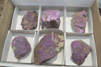 Natural Metallic Purpurite Cobbed Specimens x 6 From Erongo, Namibia - Toprock Gemstones and Minerals 