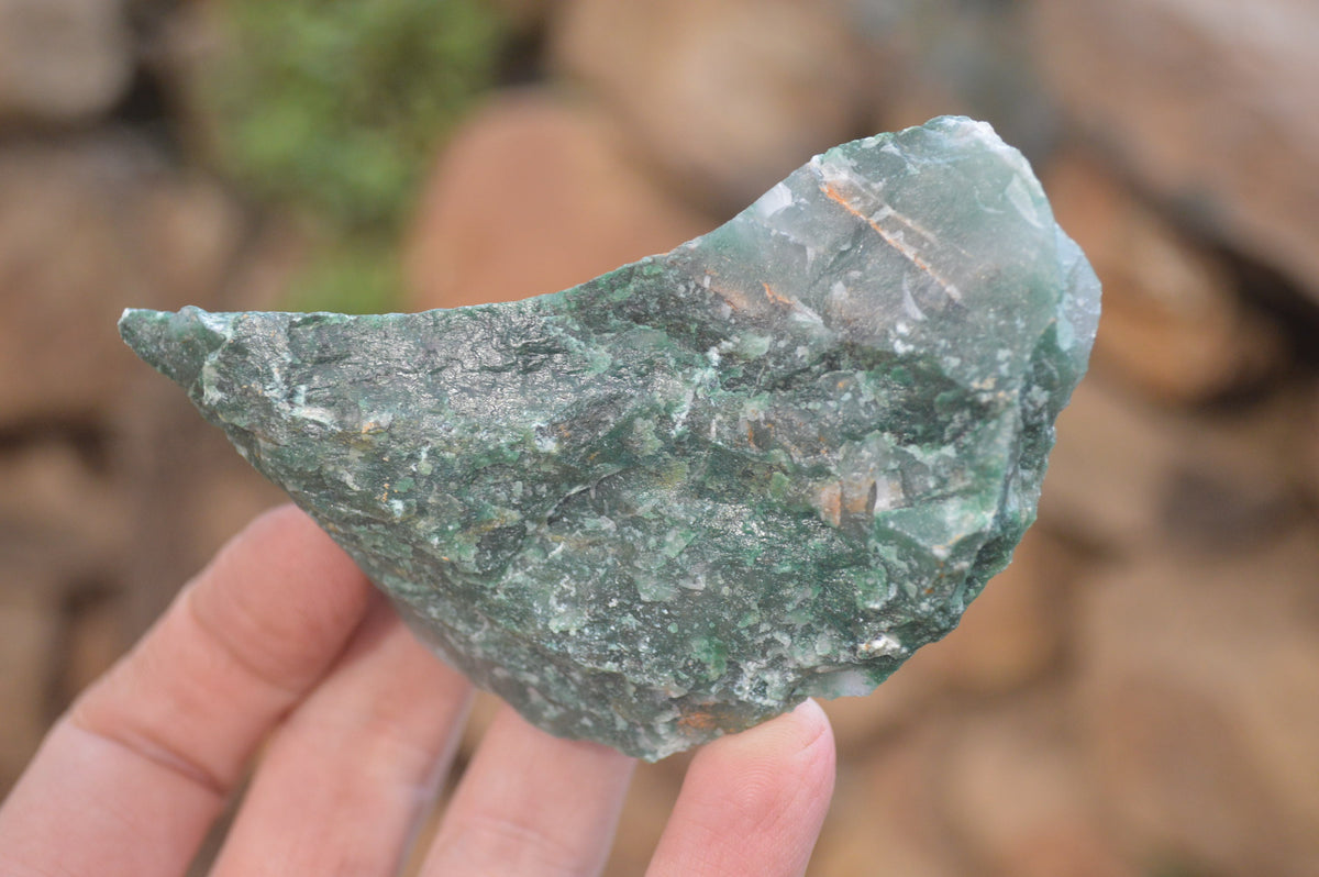 Natural Swazi Jade Cobbed Specimens x 12 from Swaziland - Toprock Gemstones and Minerals 