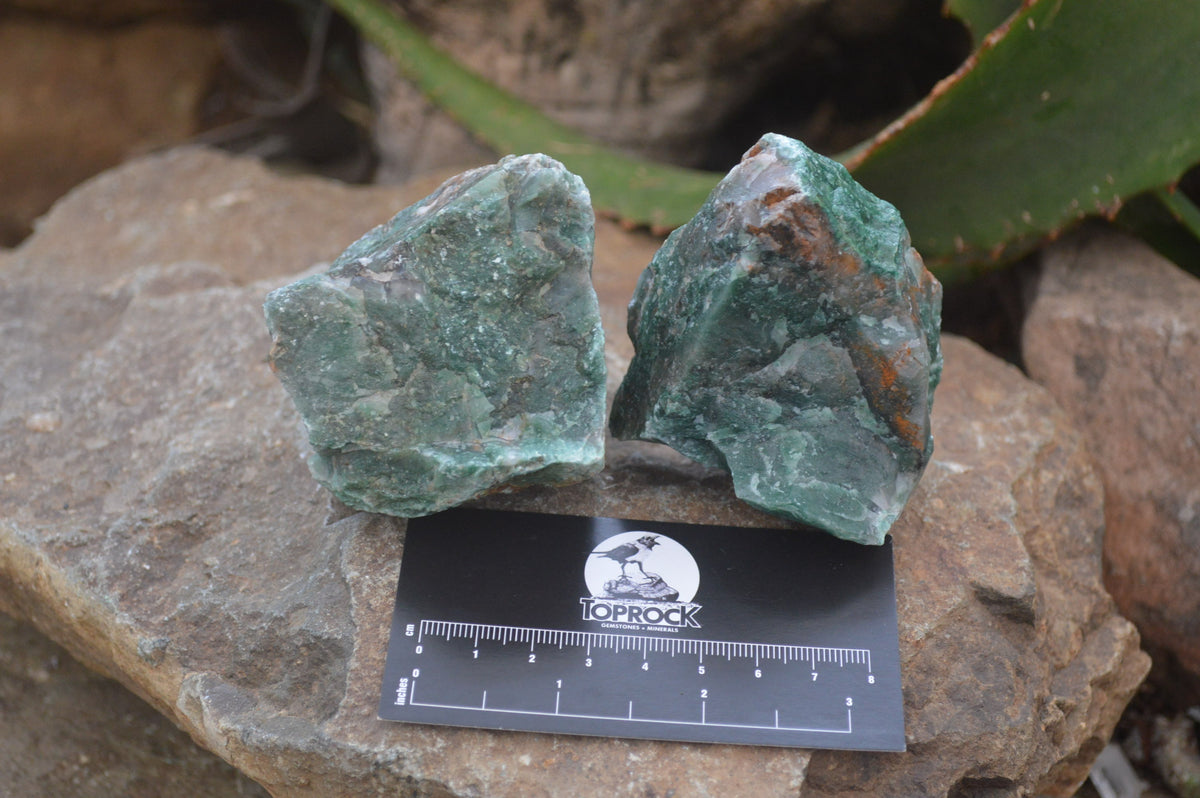 Natural Swazi Jade Cobbed Specimens x 12 from Swaziland - Toprock Gemstones and Minerals 