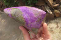 Polished Stichtite Standing Free Form x 1 From Barberton, South Africa - Toprock Gemstones and Minerals 
