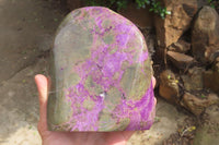 Polished Stichtite Standing Free Form x 1 From Barberton, South Africa - Toprock Gemstones and Minerals 