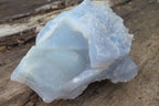 Natural Etched Blue Chalcedony Specimens x 4 From Nsanje, Malawi - Toprock Gemstones and Minerals 
