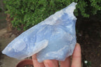 Natural Etched Blue Chalcedony Specimens x 4 From Nsanje, Malawi - Toprock Gemstones and Minerals 
