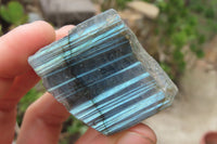 Polished On One Side Labradorite Specimens x 24 From Madagascar - Toprock Gemstones and Minerals 