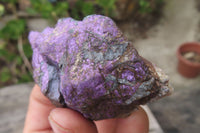 Natural Metallic Purpurite Cobbed Specimens x 12 From Erongo, Namibia - Toprock Gemstones and Minerals 