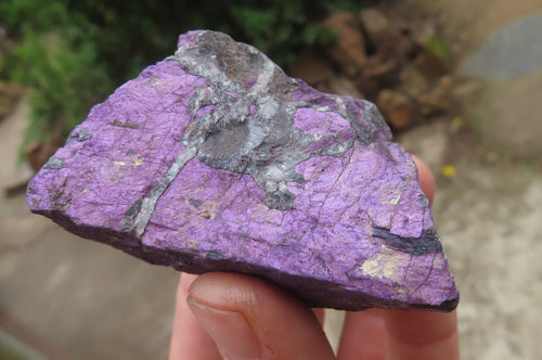 Natural Metallic Purpurite Cobbed Specimens x 12 From Erongo, Namibia - Toprock Gemstones and Minerals 