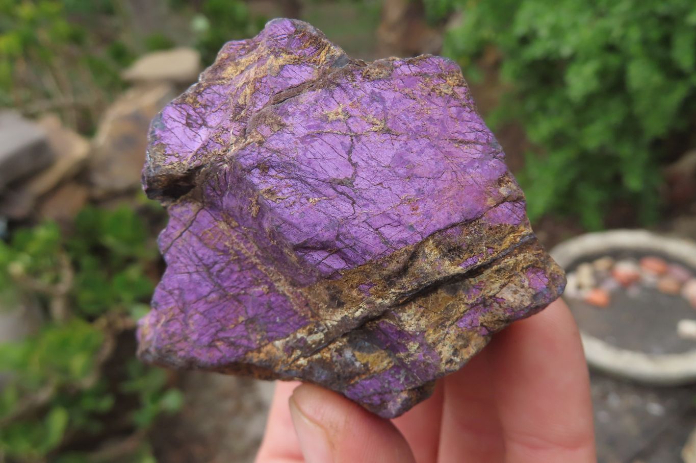 Natural Metallic Purpurite Cobbed Specimens x 12 From Erongo, Namibia - Toprock Gemstones and Minerals 