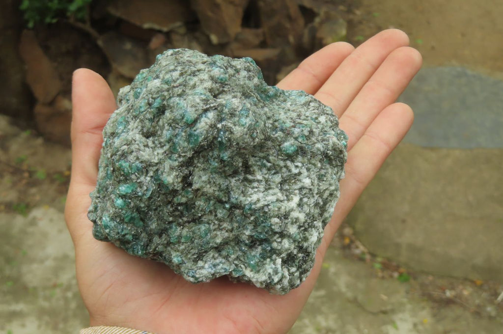 Natural Rare Emerald Mica In Matrix Cobbed Specimens x 2 From Mutoko, Zimbabwe - Toprock Gemstones and Minerals 