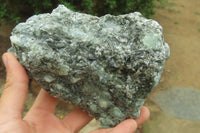 Natural Rare Emerald Mica In Matrix Cobbed Specimens x 2 From Mutoko, Zimbabwe - Toprock Gemstones and Minerals 