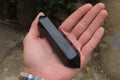 Polished Double Terminated Black Basalt Points x 6 From Madagascar - Toprock Gemstones and Minerals 