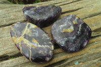 Polished Watermelon Fluorite Free Forms x 12 From Uis, Namibia - Toprock Gemstones and Minerals 