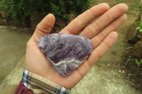 Polished Watermelon Fluorite Free Forms x 12 From Uis, Namibia - Toprock Gemstones and Minerals 