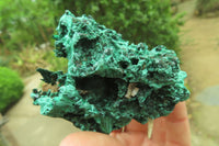 Natural Silky Malachite Specimens x 6 From Kasompe, Congo - Toprock Gemstones and Minerals 