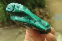 Polished Flower Banded Malachite Free Forms x 12 From Congo - Toprock Gemstones and Minerals 