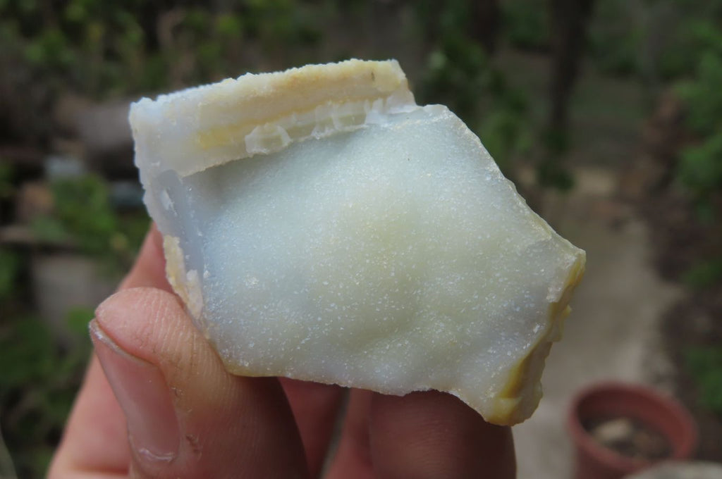 Natural Etched Blue Chalcedony Specimens x 35 From Nsanje, Malawi - Toprock Gemstones and Minerals 