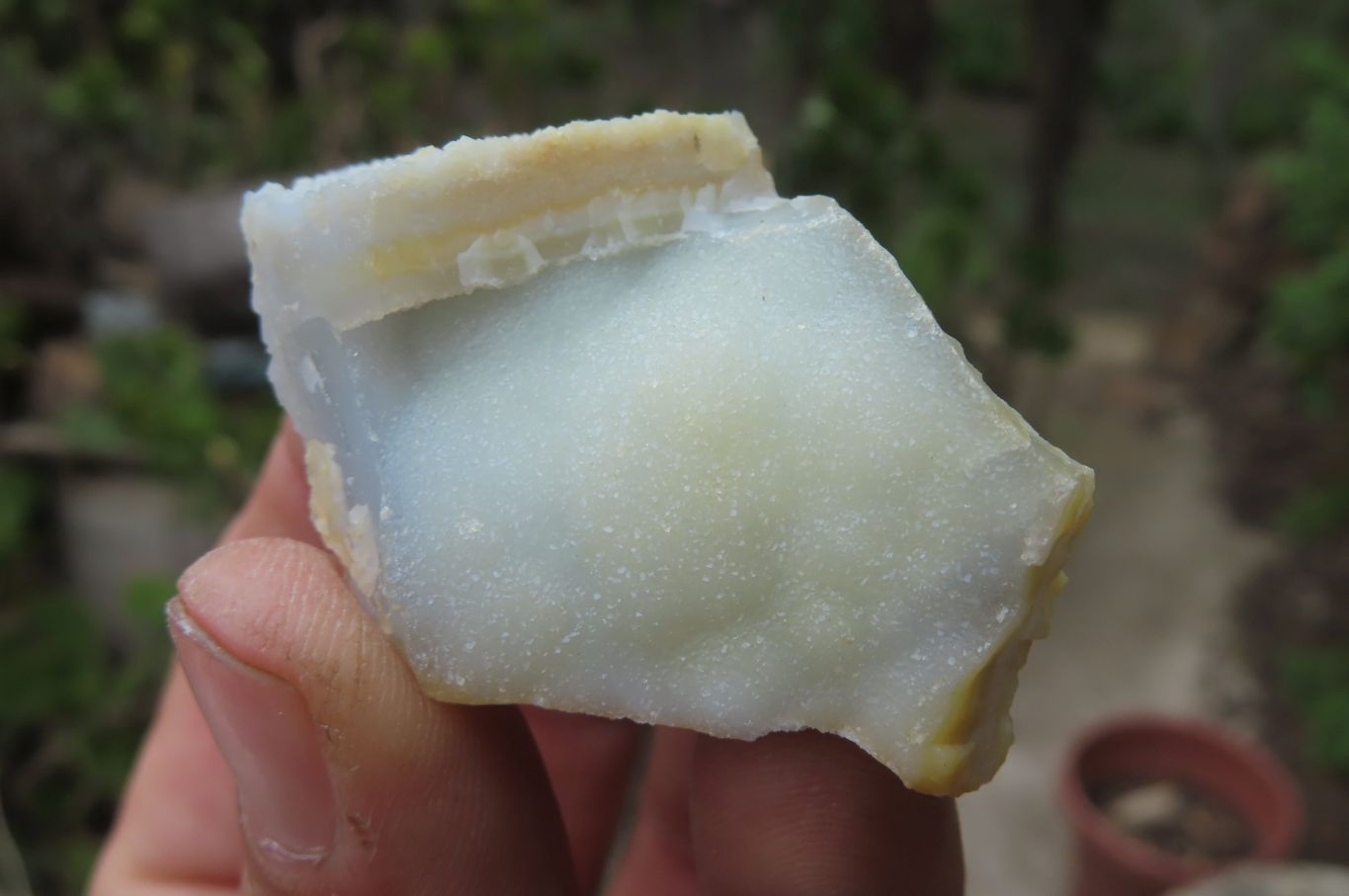 Natural Etched Blue Chalcedony Specimens x 35 From Nsanje, Malawi - Toprock Gemstones and Minerals 