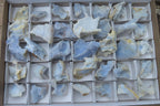Natural Etched Blue Chalcedony Specimens x 35 From Nsanje, Malawi - Toprock Gemstones and Minerals 