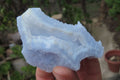 Natural Etched Blue Chalcedony Specimens x 35 From Nsanje, Malawi - Toprock Gemstones and Minerals 