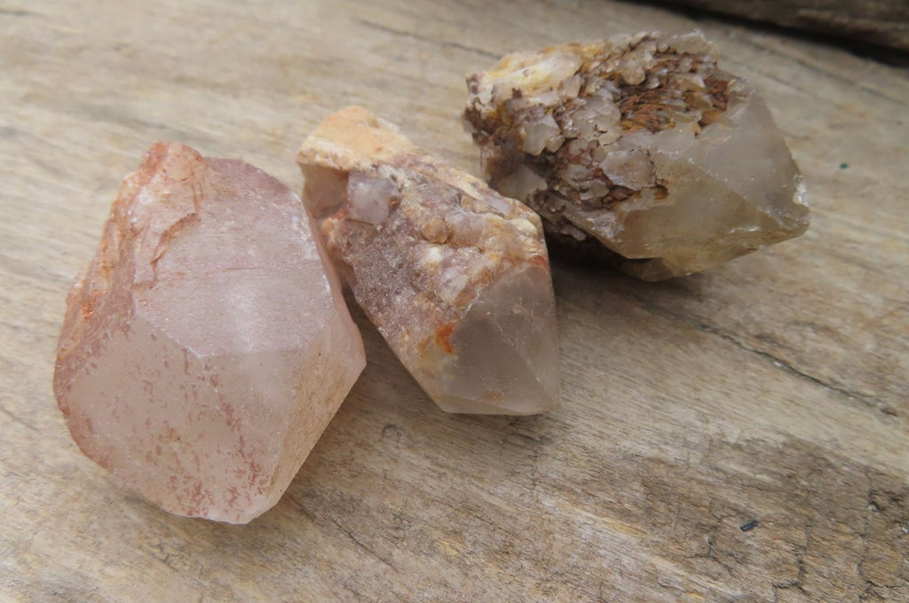 Natural Pineapple Candle Quartz Crystals x 35 From Antsirabe, Madagascar - Toprock Gemstones and Minerals 