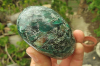 Polished Rare Emerald Mica In Matrix Standing Free Forms x 4 From Mutoko, Zimbabwe - Toprock Gemstones and Minerals 