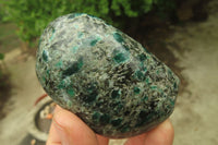 Polished Rare Emerald Mica In Matrix Standing Free Forms x 4 From Mutoko, Zimbabwe - Toprock Gemstones and Minerals 
