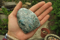 Polished Rare Emerald Mica In Matrix Standing Free Forms x 4 From Mutoko, Zimbabwe - Toprock Gemstones and Minerals 