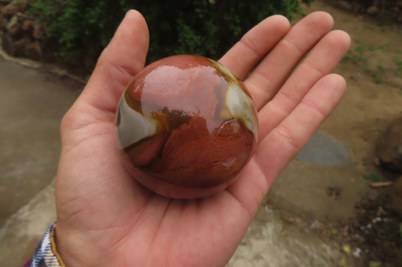 Polished Polychrome Jasper Spheres x 4 From Madagascar - Toprock Gemstones and Minerals 