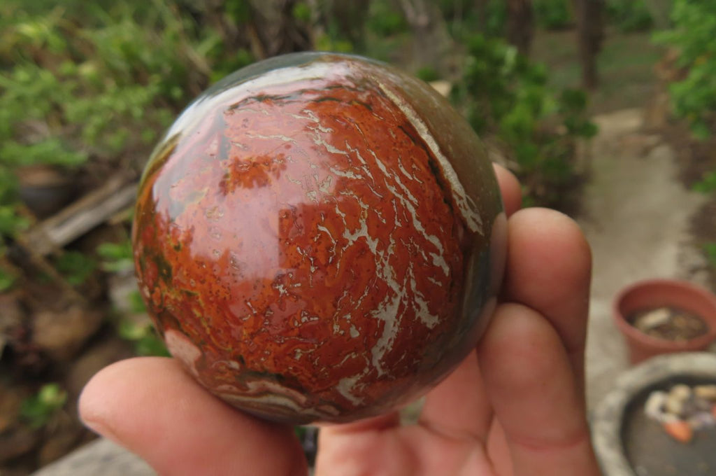 Polished Polychrome Jasper Spheres x 4 From Madagascar - Toprock Gemstones and Minerals 