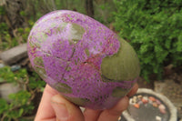 Polished Stichtite Standing Free Forms x 4 From Barberton, South Africa - Toprock Gemstones and Minerals 