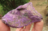 Natural Metallic Purpurite Cobbed Specimens x 6 From Erongo, Namibia - Toprock Gemstones and Minerals 