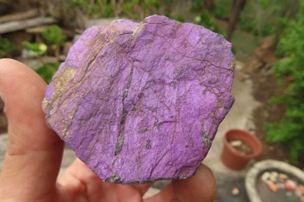 Natural Metallic Purpurite Cobbed Specimens x 6 From Erongo, Namibia - Toprock Gemstones and Minerals 