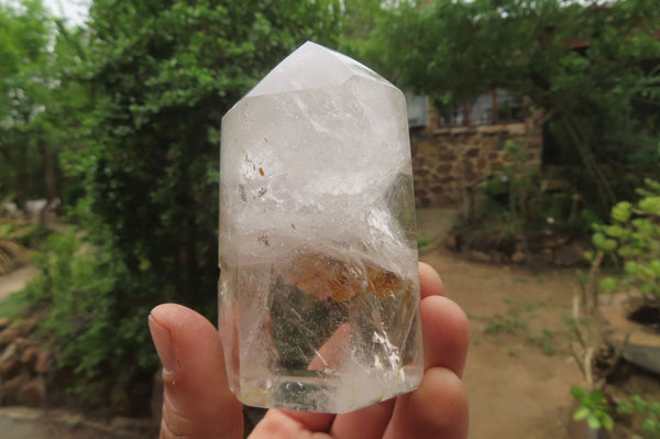 Polished Smokey Quartz Points x 2 From Madagascar - Toprock Gemstones and Minerals 