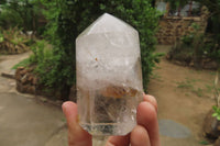 Polished Smokey Quartz Points x 2 From Madagascar - Toprock Gemstones and Minerals 