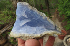Natural Blue Lace Agate Geode Specimens x 6 From Malawi - Toprock Gemstones and Minerals 