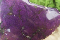 Polished On One Side Metallic Purpurite Specimens x 3 From Namibia - Toprock Gemstones and Minerals 