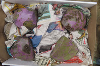 Polished Stichtite Standing Free Forms x 4 From Barberton, South Africa - Toprock Gemstones and Minerals 