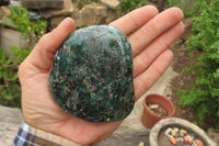 Polished Rare Emerald Mica In Matrix Standing Free Forms x 3 From Mutoko, Zimbabwe - Toprock Gemstones and Minerals 