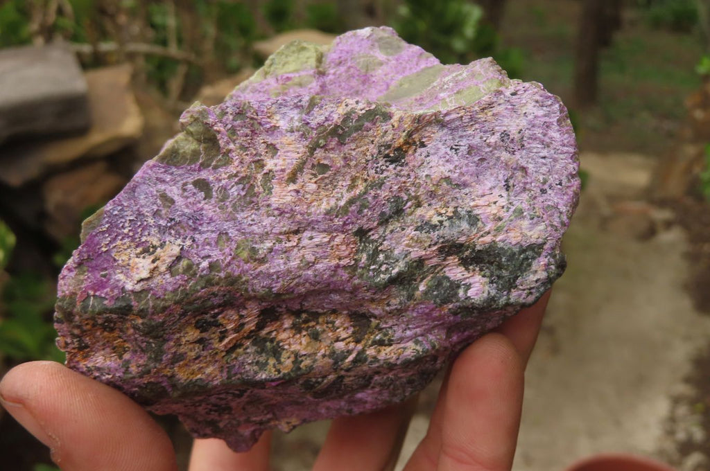 Natural Stichtite Cobbed Specimens x 5 From Barberton, South Africa - Toprock Gemstones and Minerals 