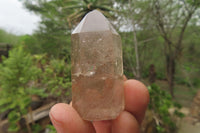 Polished Smokey Phantom Quartz Crystals x 12 From Madagascar - Toprock Gemstones and Minerals 