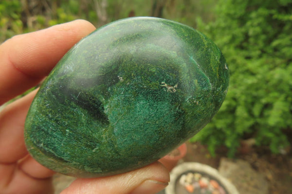 Polished Green Verdite Palm Stones x 12 From Zimbabwe - Toprock Gemstones and Minerals 