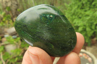 Polished Green Verdite Palm Stones x 12 From Zimbabwe - Toprock Gemstones and Minerals 