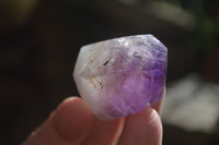Polished Smokey Amethyst Window Quartz Crystals x 20 From Akansobe, Madagascar - Toprock Gemstones and Minerals 