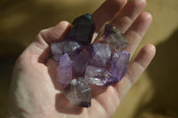 Polished Smokey Amethyst Window Quartz Crystals x 20 From Akansobe, Madagascar - Toprock Gemstones and Minerals 