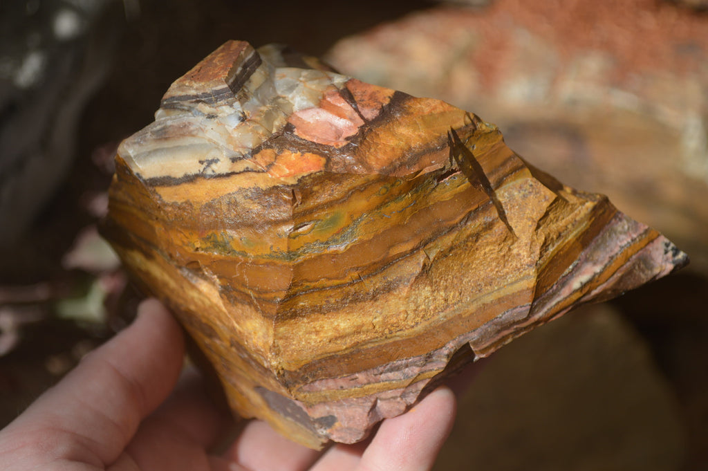 Natural Nguni Jasper Cobbed Specimens x 5 From Prieska, South Africa - Toprock Gemstones and Minerals 