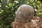 Hand Made Smokey Quartz Skull Carving x 1 From Madagascar - Toprock Gemstones and Minerals 