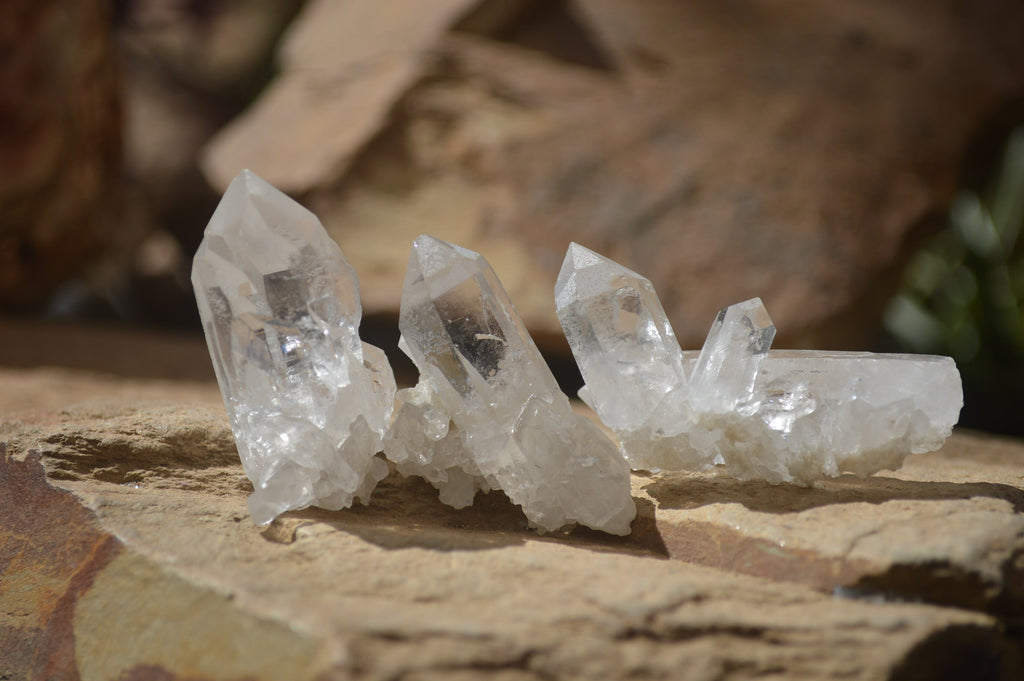 Natural Clear Quartz Crystals x 70 From Mpika, Zambia - Toprock Gemstones and Minerals 