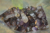 Natural Smokey Window Amethyst Crystals x 0.7 Kg Lot From Chiredzi, Zimbabwe