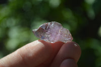 Natural Smokey Window Amethyst Crystals x 0.7 Kg Lot From Chiredzi, Zimbabwe