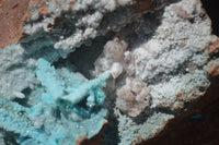 Natural Drusy Coated Malacolla On Dolomite Specimens x 2 From Congo - Toprock Gemstones and Minerals 